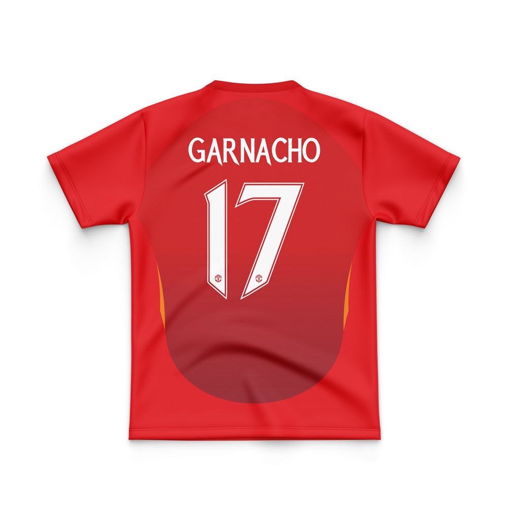 FOOTBALL POLYESTER - GARNACHO MANCHESTER UNITED HOME JERSEY