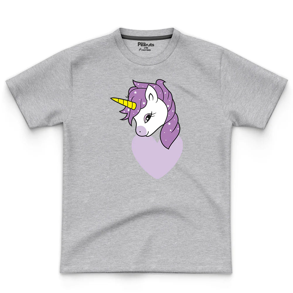 COTTON UNICORN HEART TEE