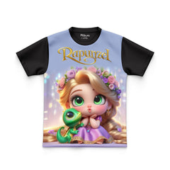 DIGITAL POLYESTER - BABY RAPUNZEL AND PASCAL TEE DG010192FP